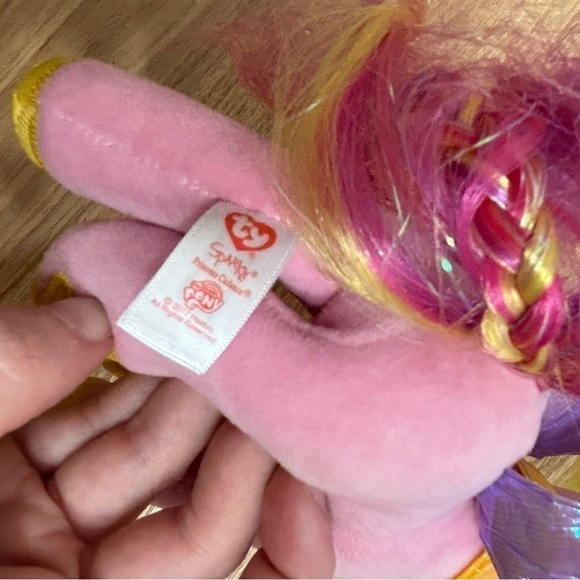 My Little Pony TY Sparkle Kids Toy Plush Stuffed Animal Pink - Picture 5 of 8